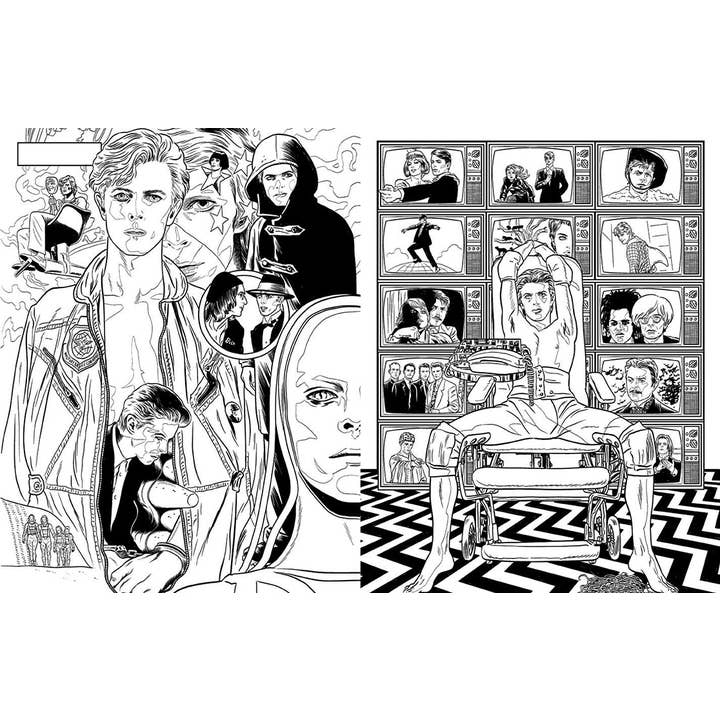 Insight Editions - Wholesale Coloring Book - Adult - BOWIE: A Michael Allred Coloring Book