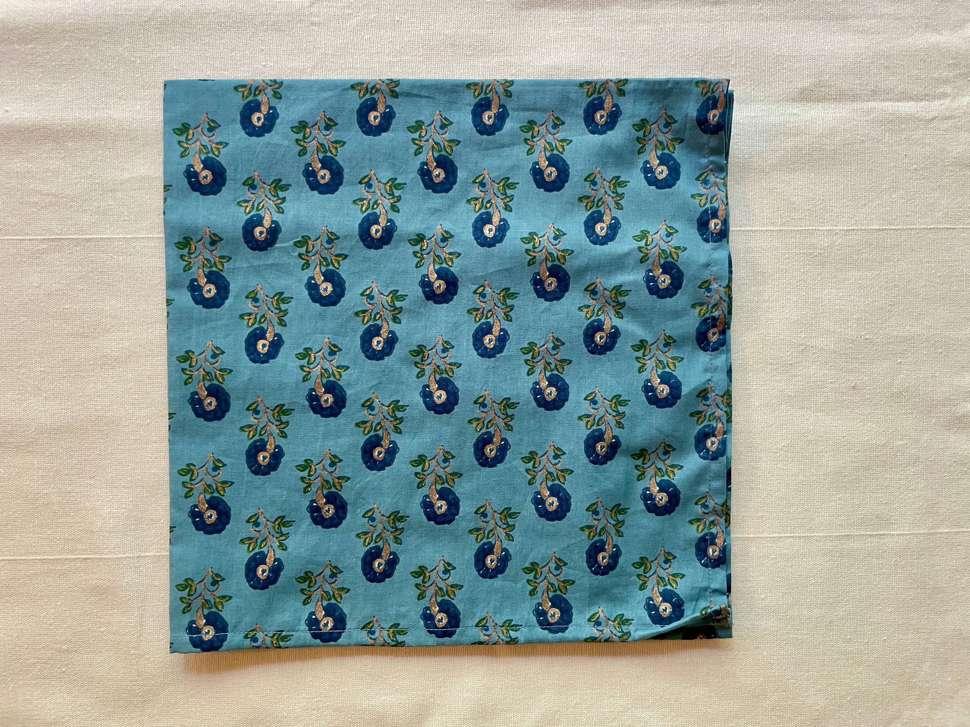 Curiosity - Wholesale Dinner & Cloth Napkin - Handcrafted 100% Cotton Block Print Cloth Napkin – Set of 433