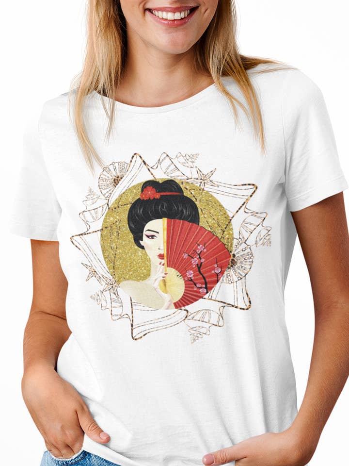 White HYD T-SHIRT TSF GEISHA LIMITED-WHITE for wholesale on Faire3