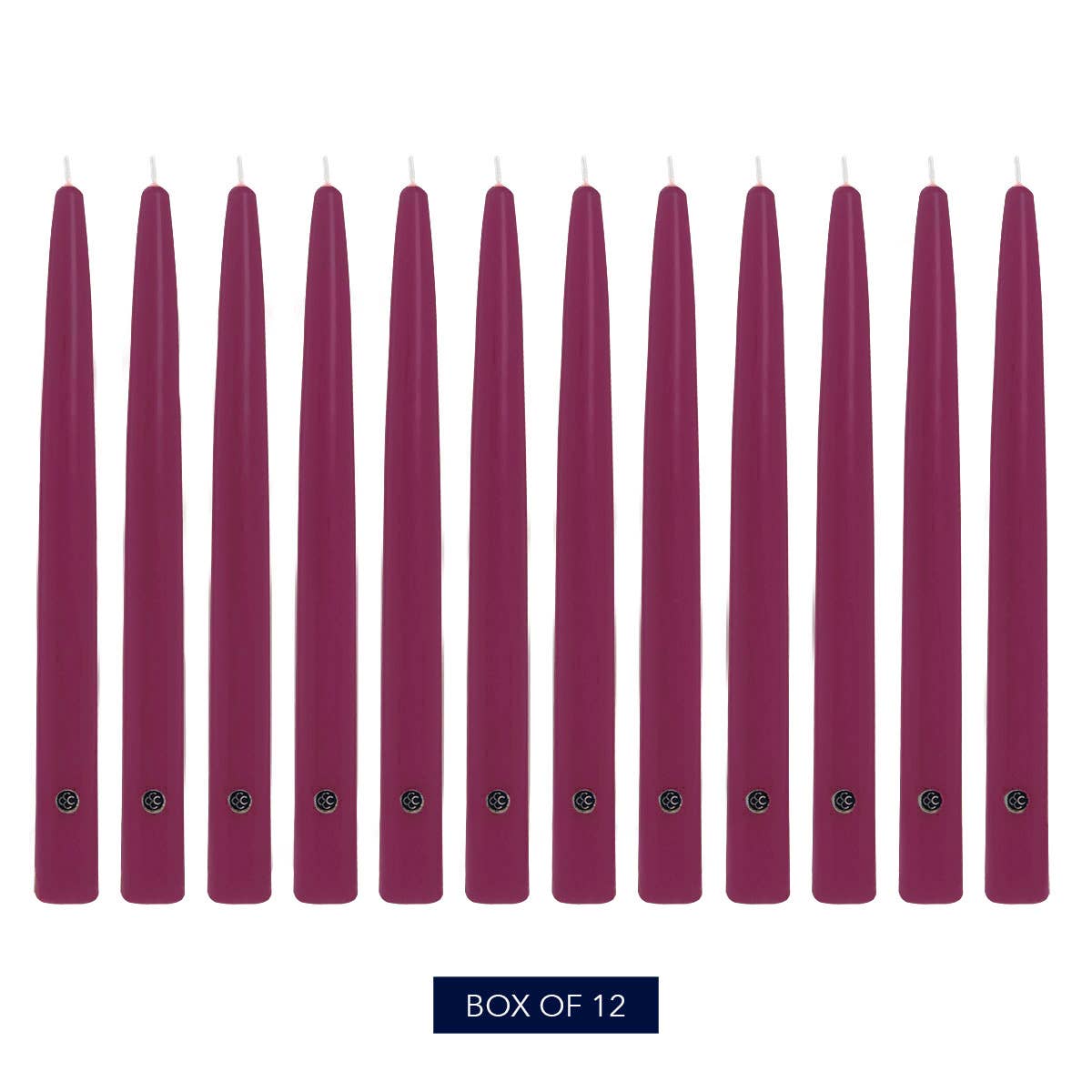 MVP Group International INC - Wholesale Tapered Candle/Candlestick - Mulberry Unscented Handipt Taper Colonial Candle, 10 inch1