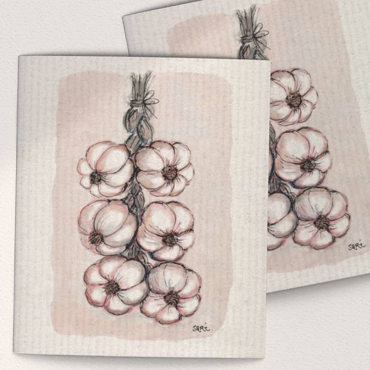 Sari's ArtWork - Vente Torchon - Une tresse à l'ail