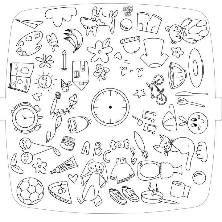 DB Kids - Wholesale Coloring & Activity Book - Kids & Baby - Coloritable Refill - Ritual1