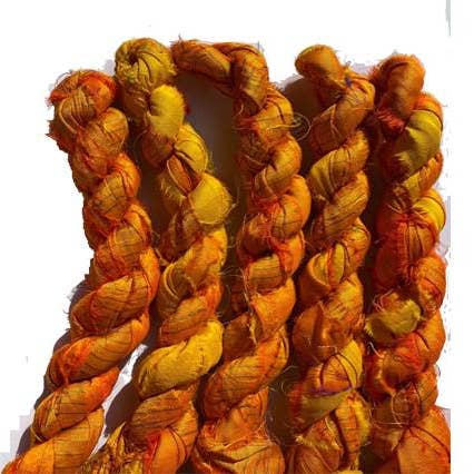 Sun Enterprises B.V. - Wholesale Fabric - Sari Silk ribbon 15 Sun