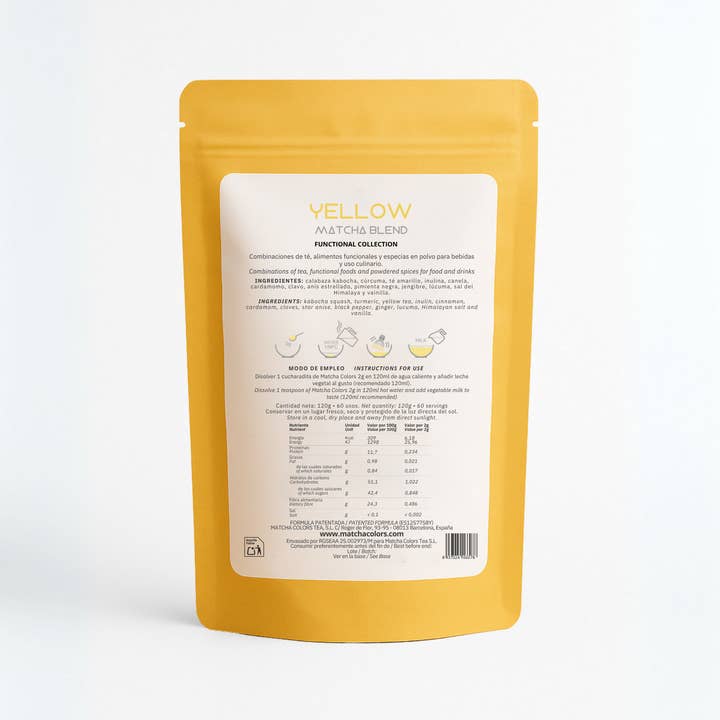 Matcha Colors – wholesale Health/detox tea – Mezcla de Matcha Amarillo