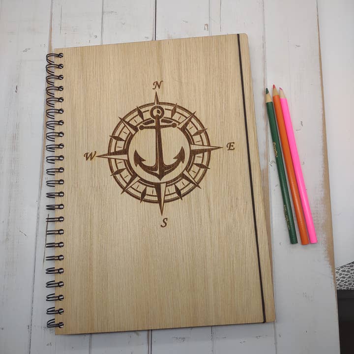 Quaderno da disegno Marine Anchor Compass per la vendita all'ingrosso da parte di Genesis 3D