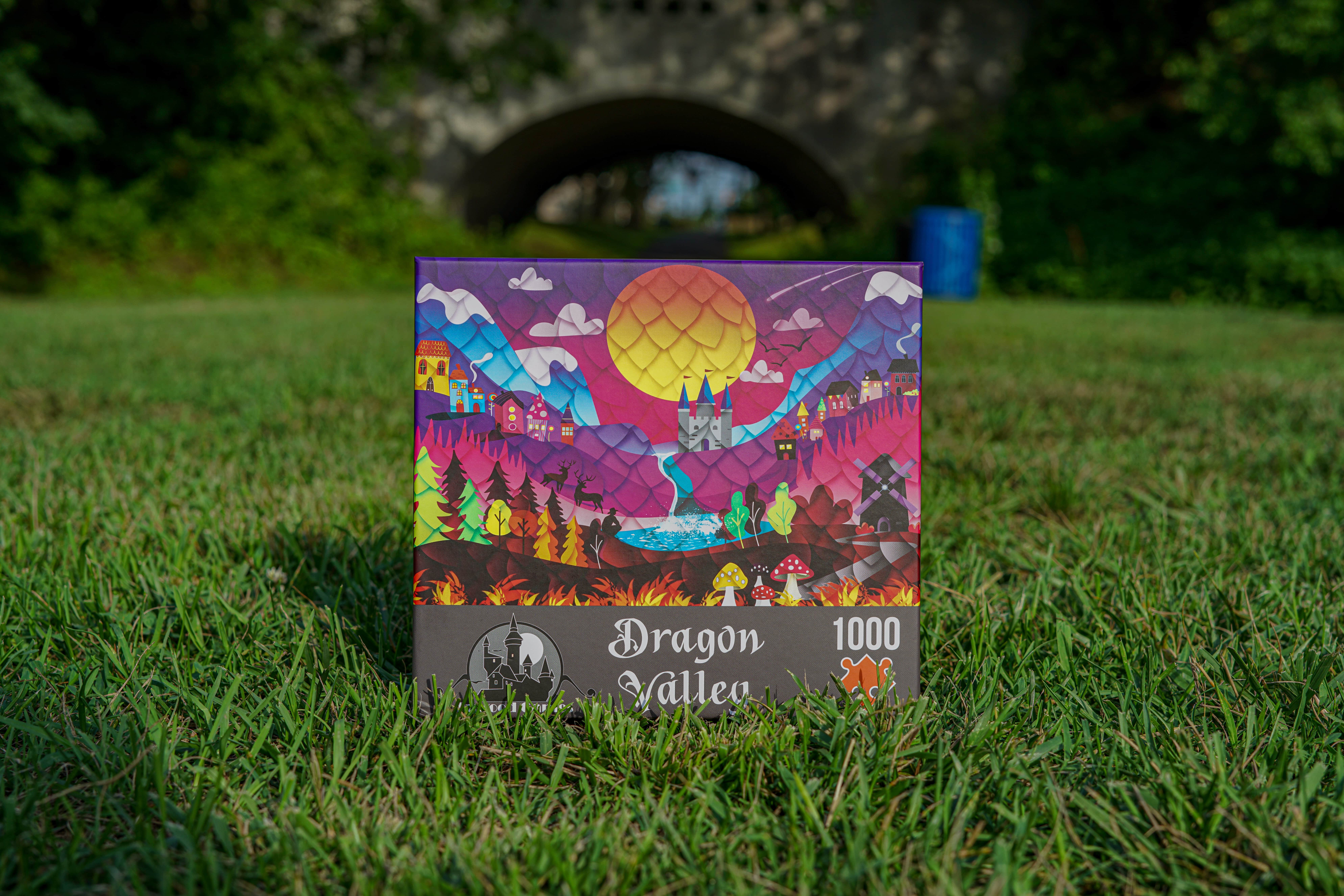 Enwood Games – Puzzle - Adulto por atacado – Enwood Games Quebra-cabeça de 1000 peças Dragon Valley1