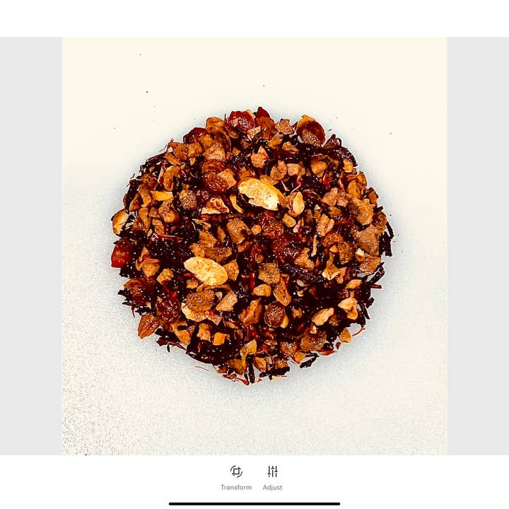 Unicorn Glitter Tea - Venta al por mayor Tés a granel - Té artesanal con purpurina Almond Rose Sunset, almendra, hibisco 9