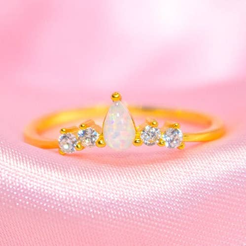 Fijne opalen ring voor wholesale door MiniDes