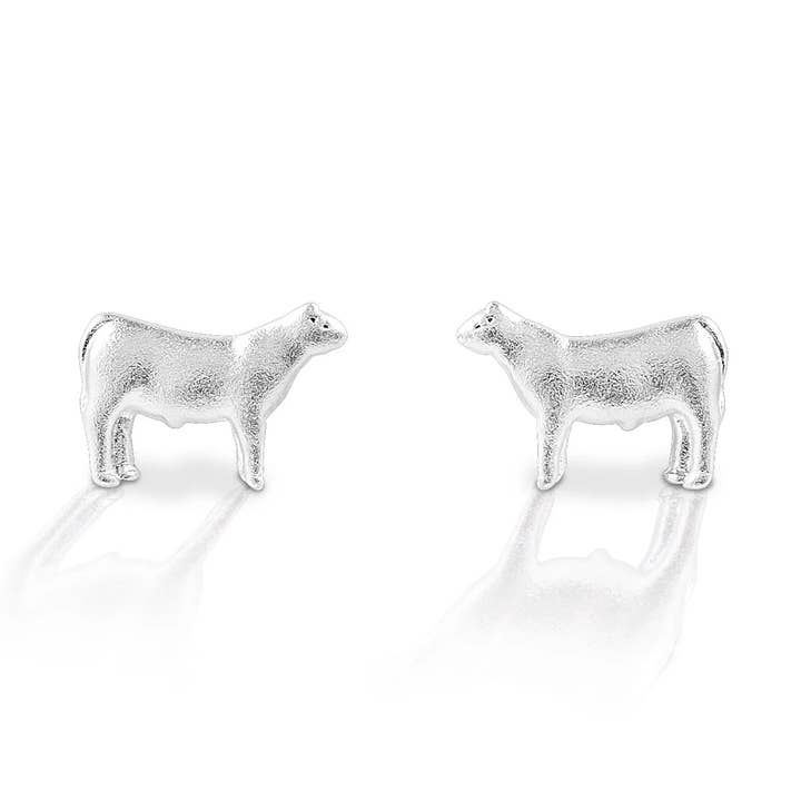 Brincos Kelly Herd Steer - Prata de 1ª Lei por atacado de Kelly Herd Jewelry