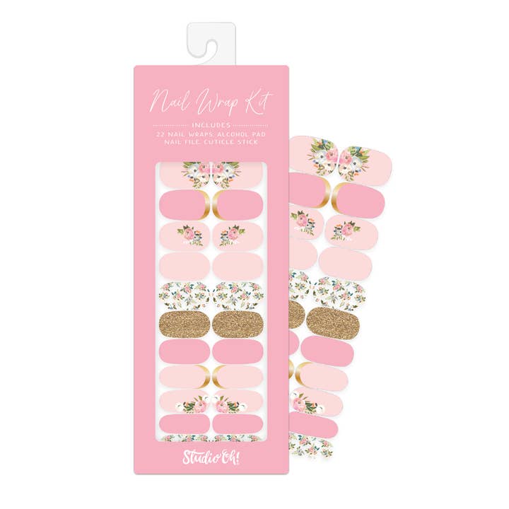 Studio Oh! - Wholesale Nail Art/Decal - Bella Flora Nail Wrap Kit1