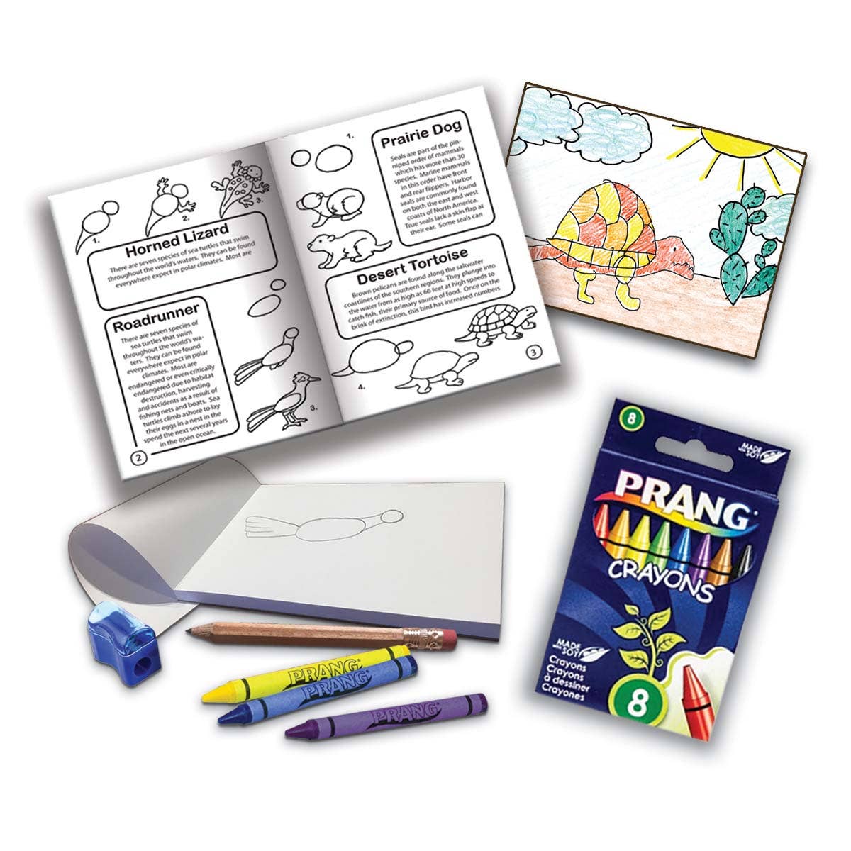 Jr. RangerLand - Wholesale Art Set - Kids & Baby - How to Draw Southwest Animals Art Kit3