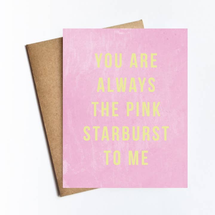 Rosa Starburst-kort för wholesale av Kate Moore Creative Studio