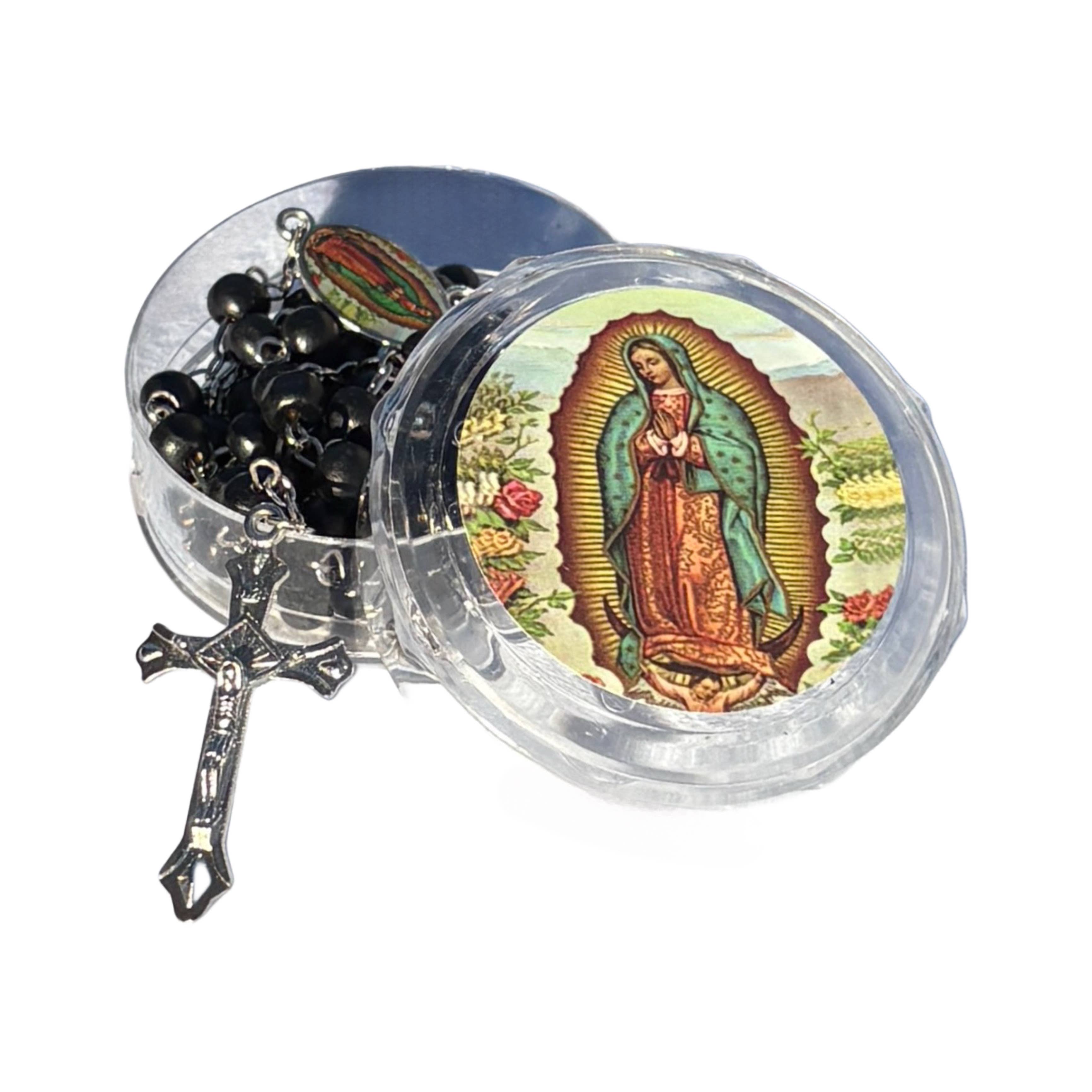 Oremus Mercy - Wholesale Prayer Beads Necklace - Rosary - Our Lady of Guadalupe Wooden 20”1