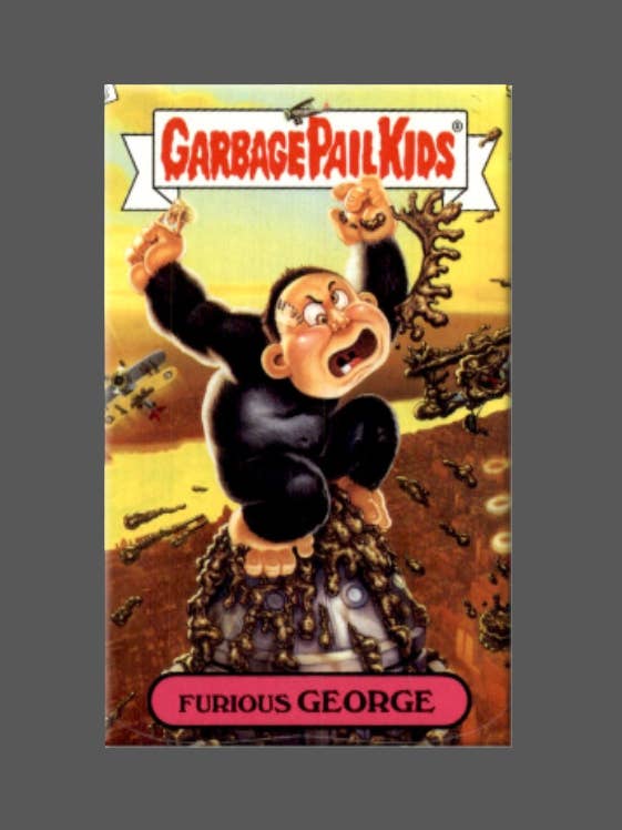 GARBAGE PAIL KIDS, Furious George, Magnet, Buttons, GPK for wholesale by Ba Ba Buttons