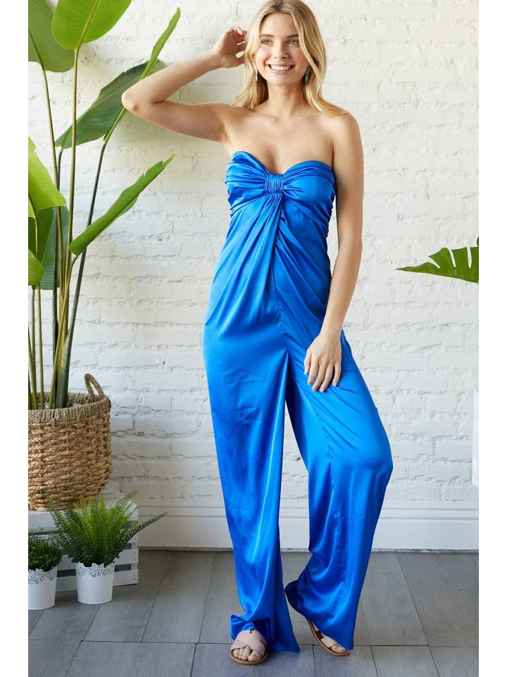 Hers & Mine - Vendita all'ingrosso Tuta intera - Donna - TUTA CON BUSTO A TUBO IN RASO8