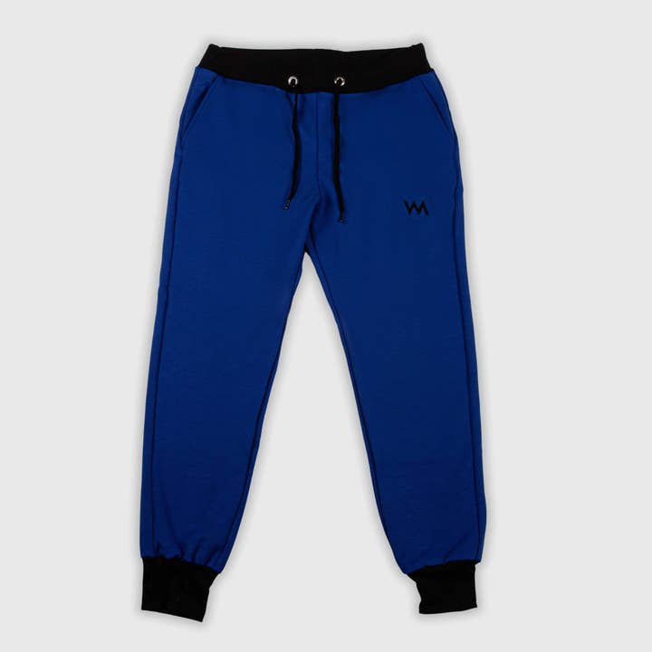 TRACK PANTS MEN - BLUE for wholesale by Wdmrck Exclusive Inc