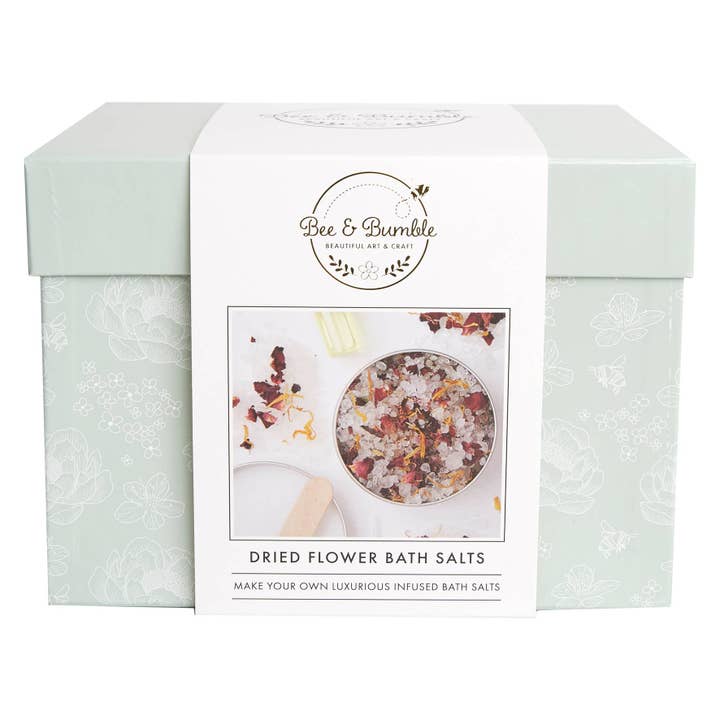 Bee & Bumble Dried Flower Bath Salts Craft Kit for wholesale by West Design Products UK
