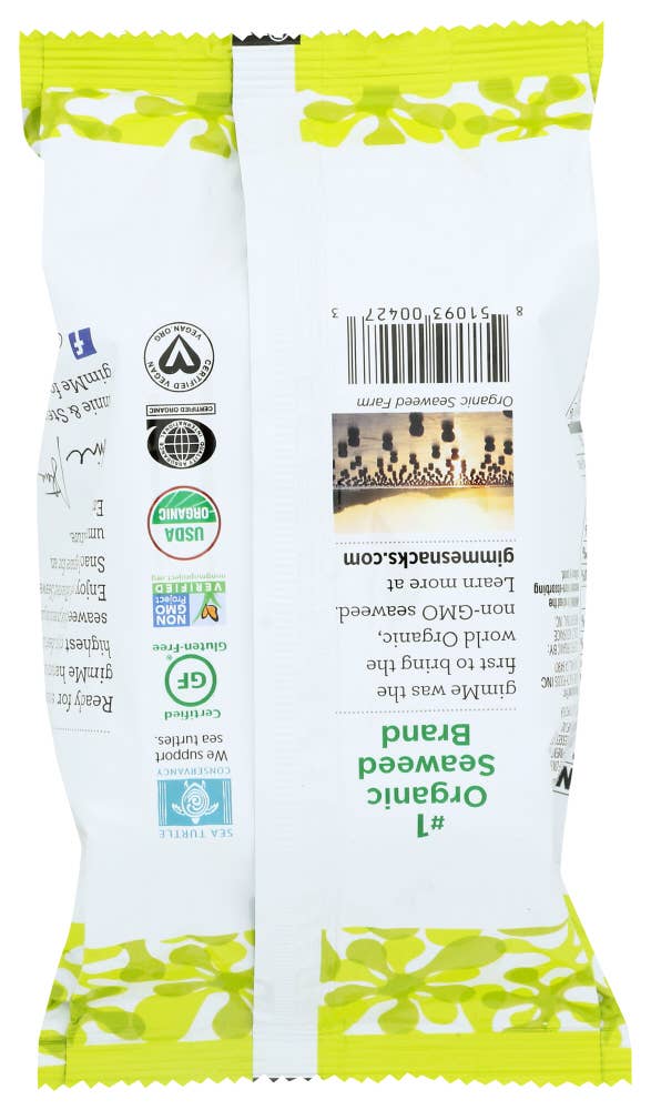 KeHE Distributors, LLC - Vente Biscuit salé - Gimme Seaweed Snack Sel de mer rôti et avocat 0,32 oz1