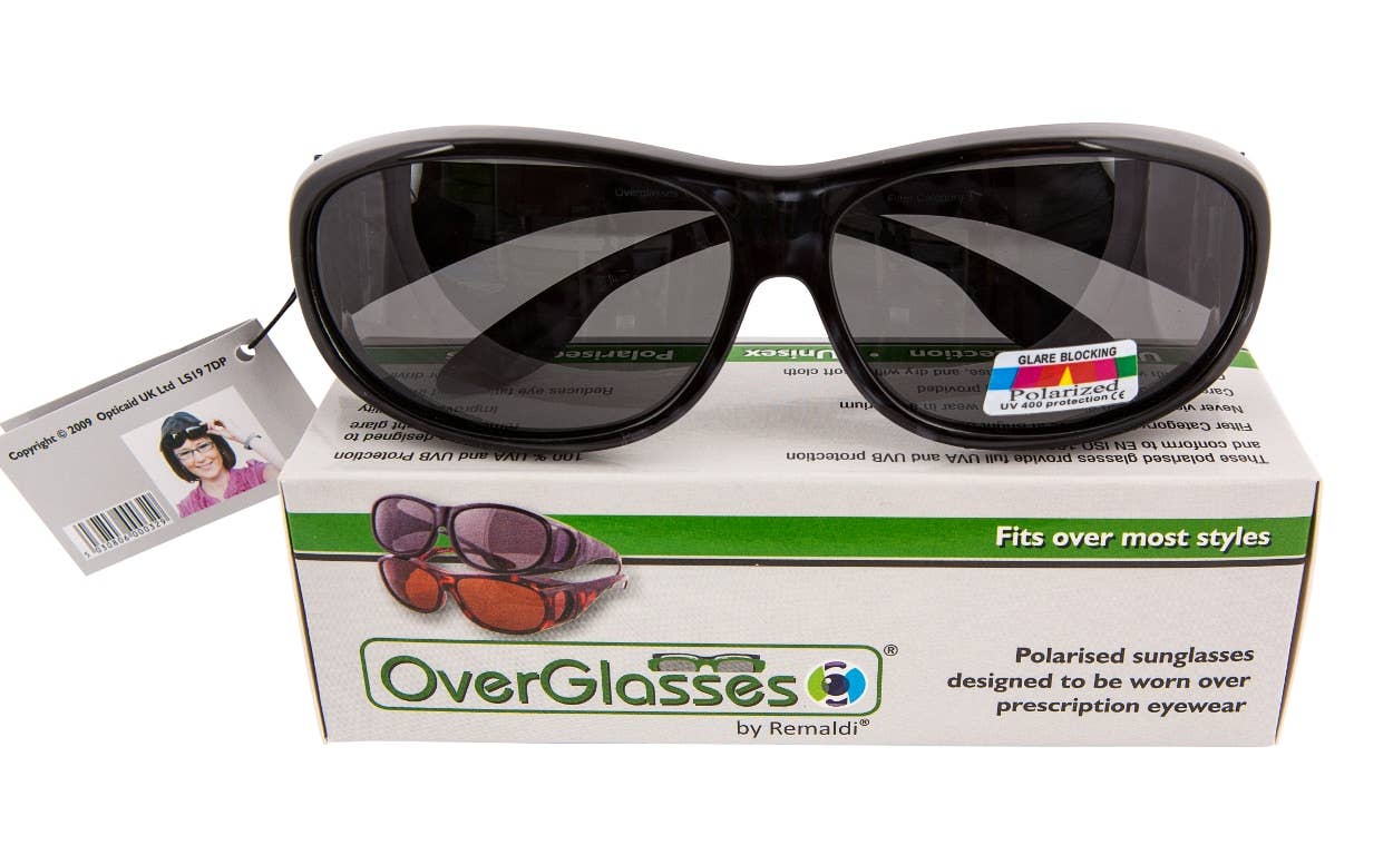 Remaldi® – wholesale Sunglasses – Unisex – Black Overglasses Regular Fit3