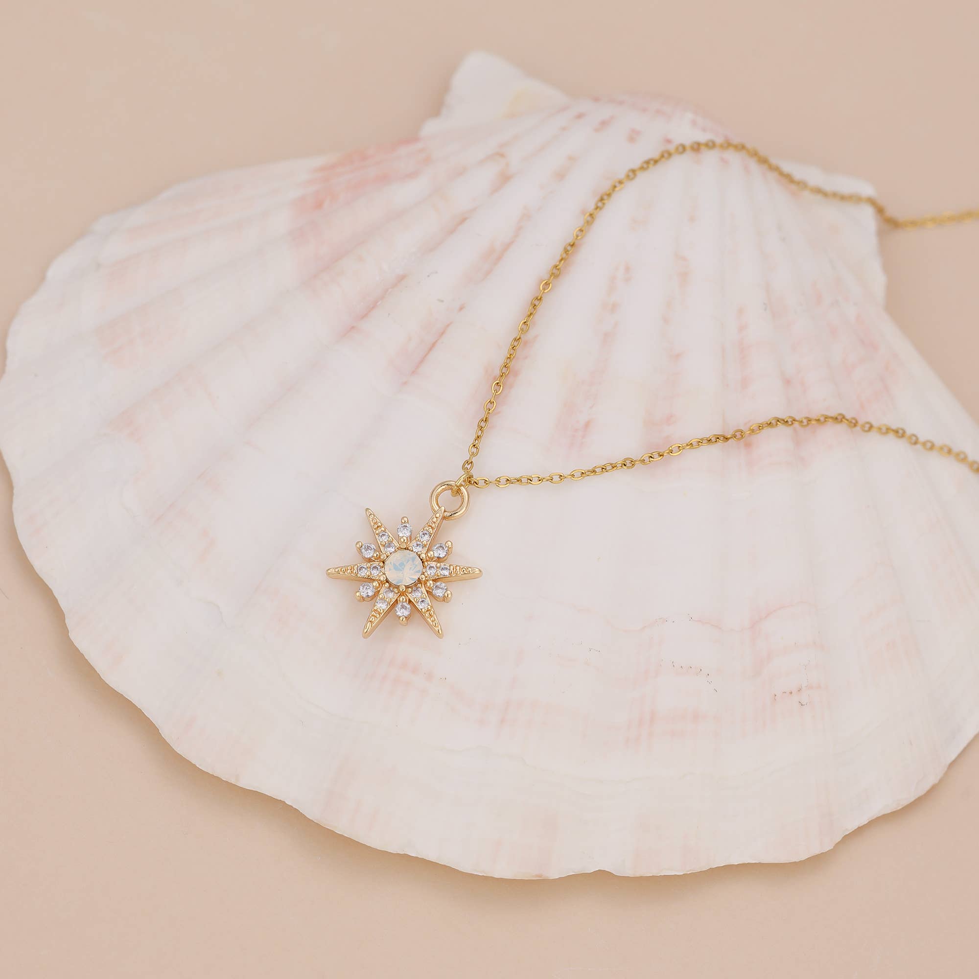 Melange Blanc - Wholesale Pendant/Charm Necklace - N015 star pendant necklace, star necklace, pendant necklace4