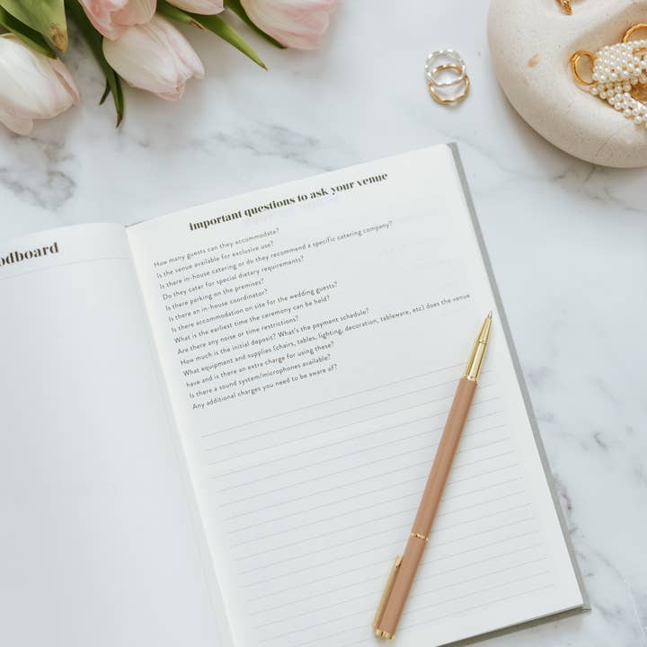 The Inspired Stories - Venta al por mayor Diario/agenda - Diario de Bodas