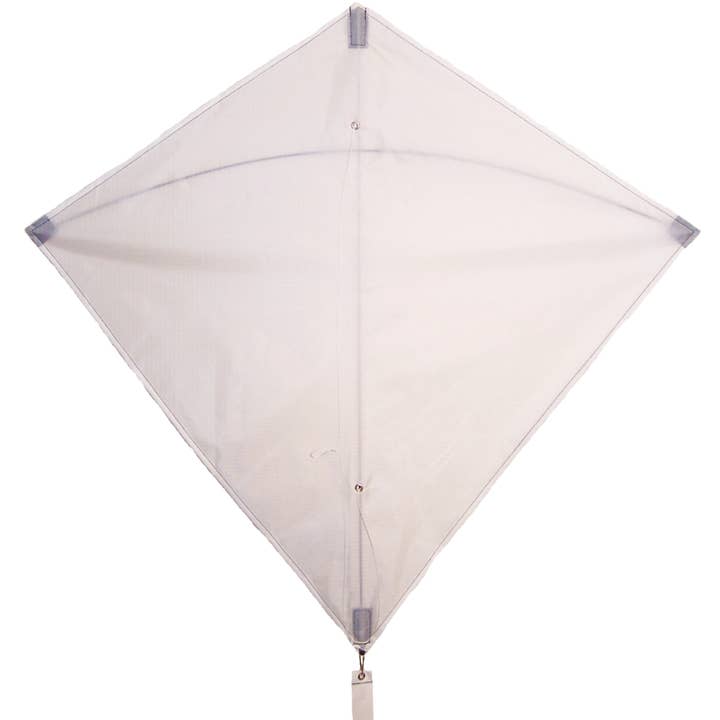 White Colorfly 30" Diamond Kite for wholesale by In the Breeze, LLC.