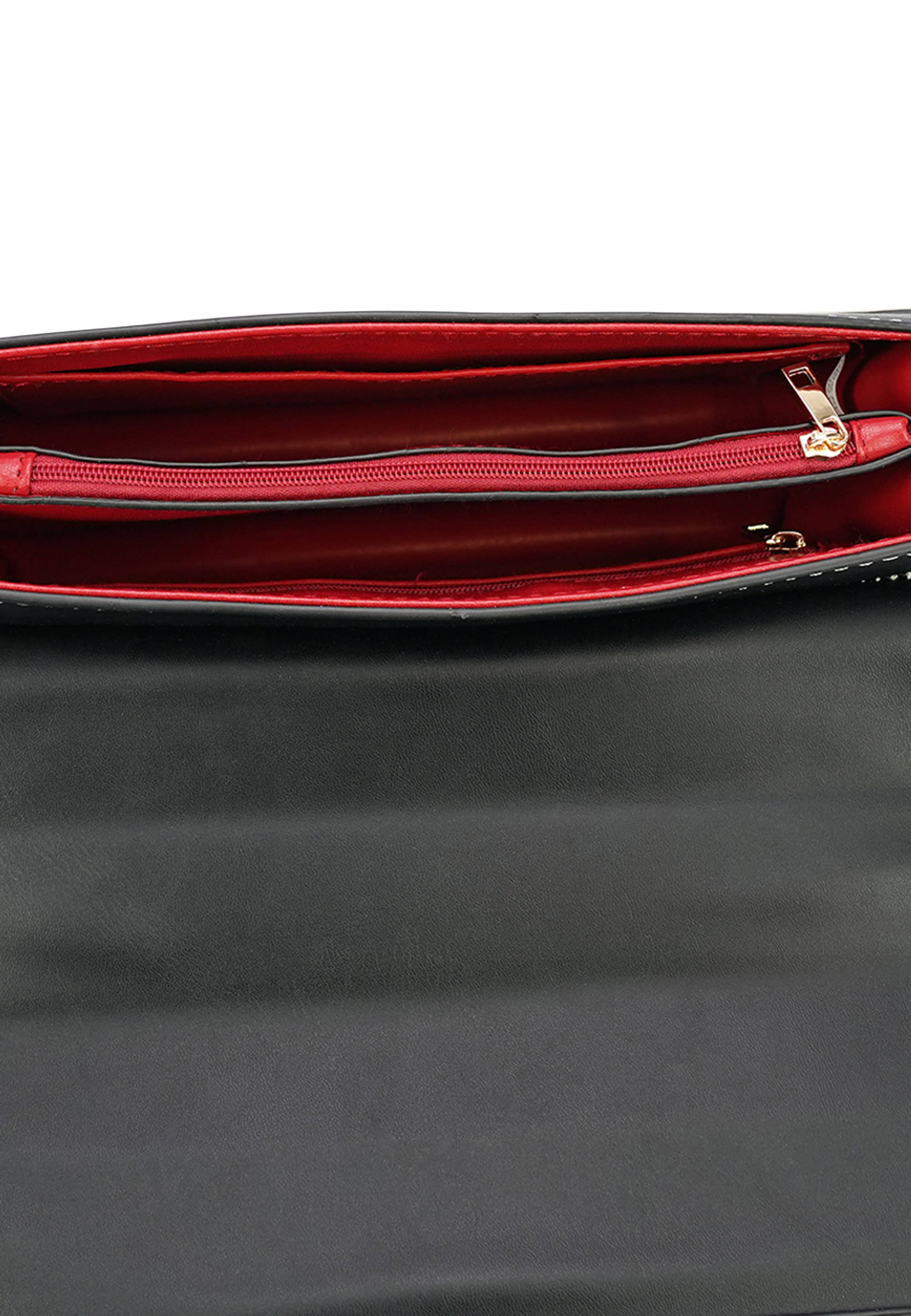 HJS - Wholesale Shoulder Bag - Women's - 'BROADWAY' handbag - in black with stylish color play5