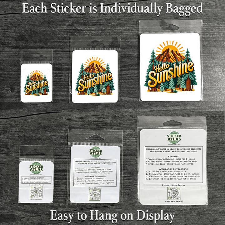 Sticker Atlas - Wholesale Sticker - Hello Sunshine Sticker1