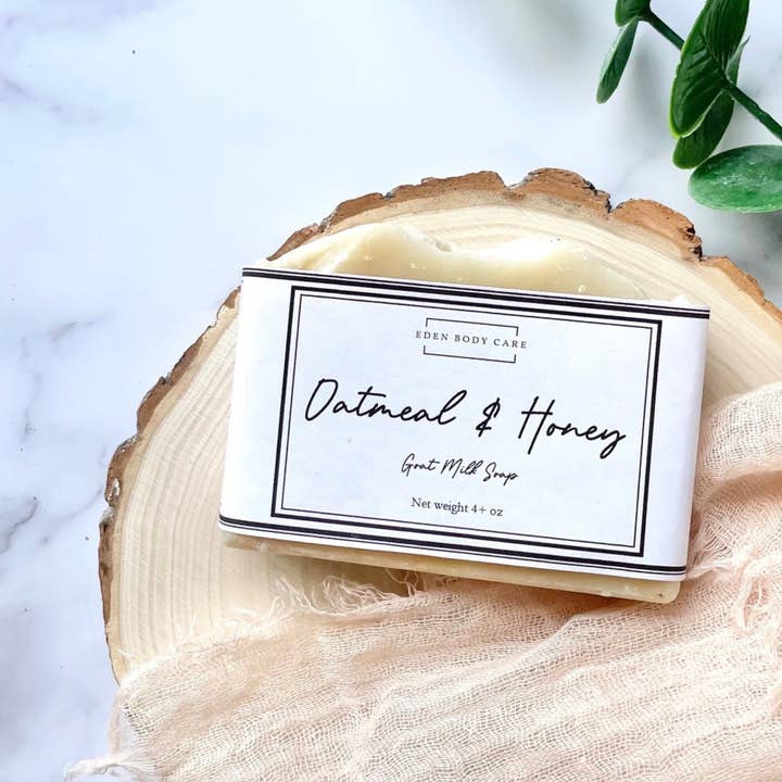 Eden Body Care – wholesale Bar Soap – Oatmeal and Honey Goat Milk Soap3