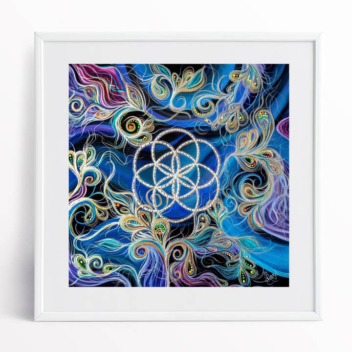 BLOEM DES LEVENS voor wholesale door Angel Fritz Art