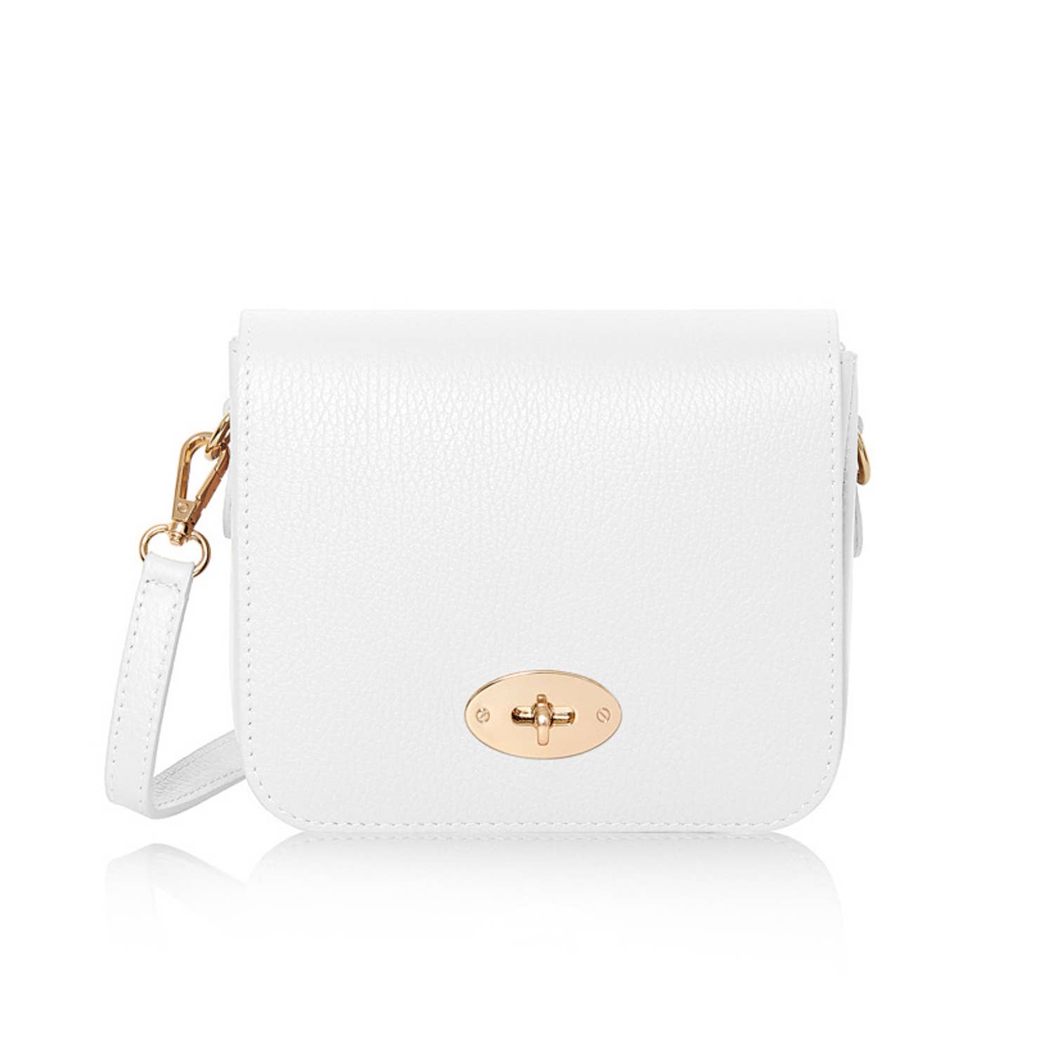 MONTTE DI JINNE - Wholesale Crossbody Bag - Women's - Italian Genuine Leather Crossbody Bag with Metal Clasp5