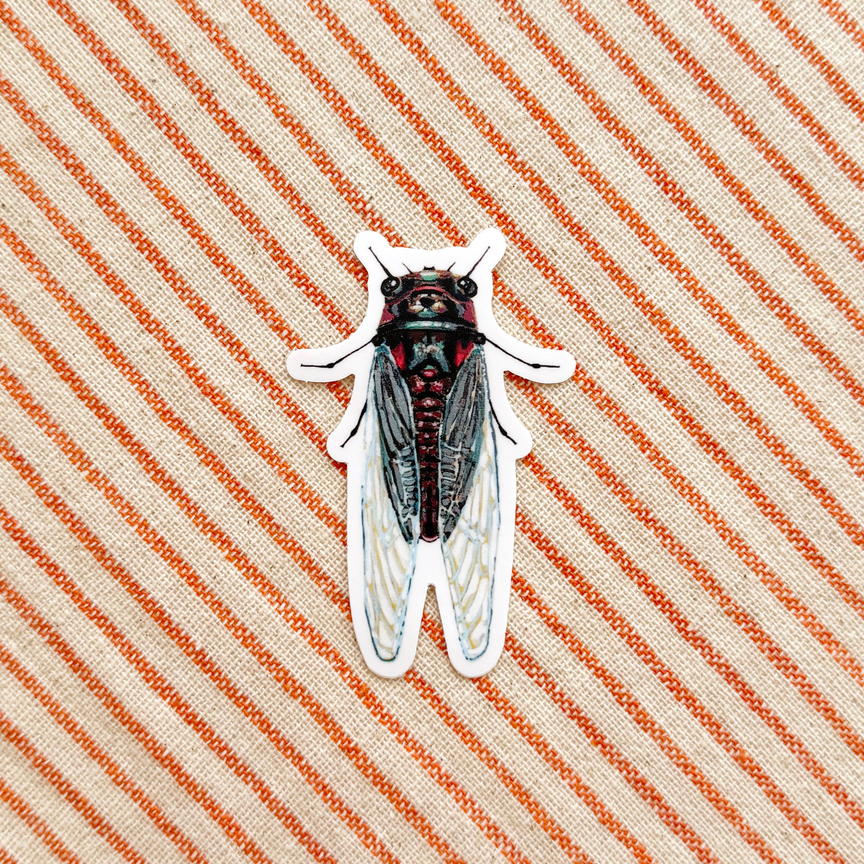 Emily Furr Fine Art - Wholesale Sticker - Cicada Sticker1