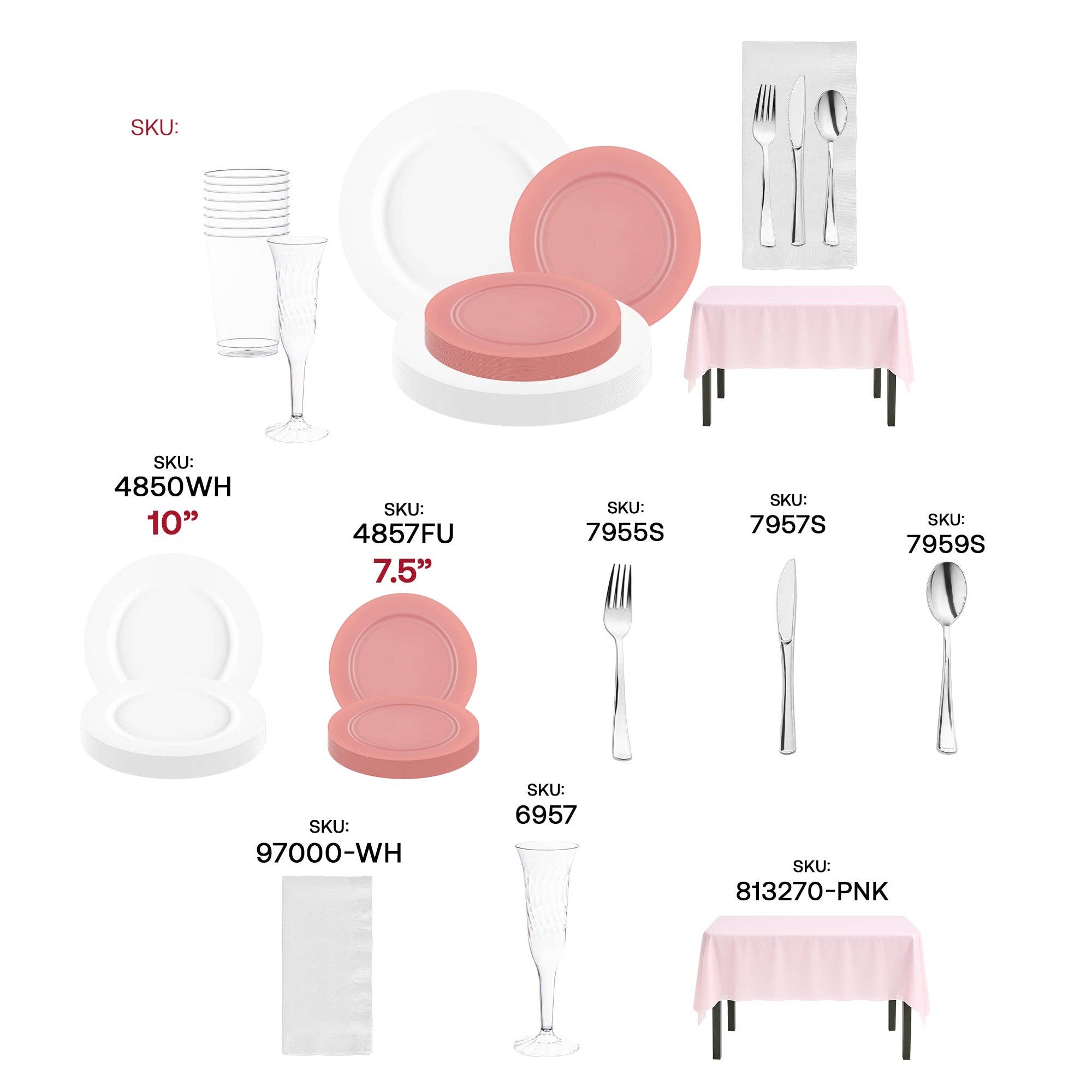 Smarty had a Party - Wholesale Dinnerware Set - The Meangirls Night In Package - 20 Sets2