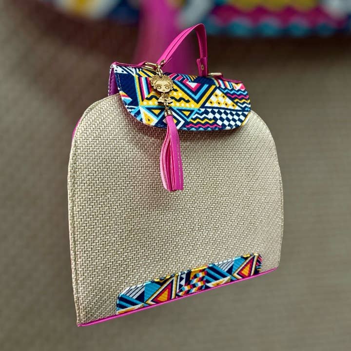 GMCE Global Trading, LLC - Wholesale Backpack - Women's - Handmade Mexican Backpack Jute Inner Pocket1