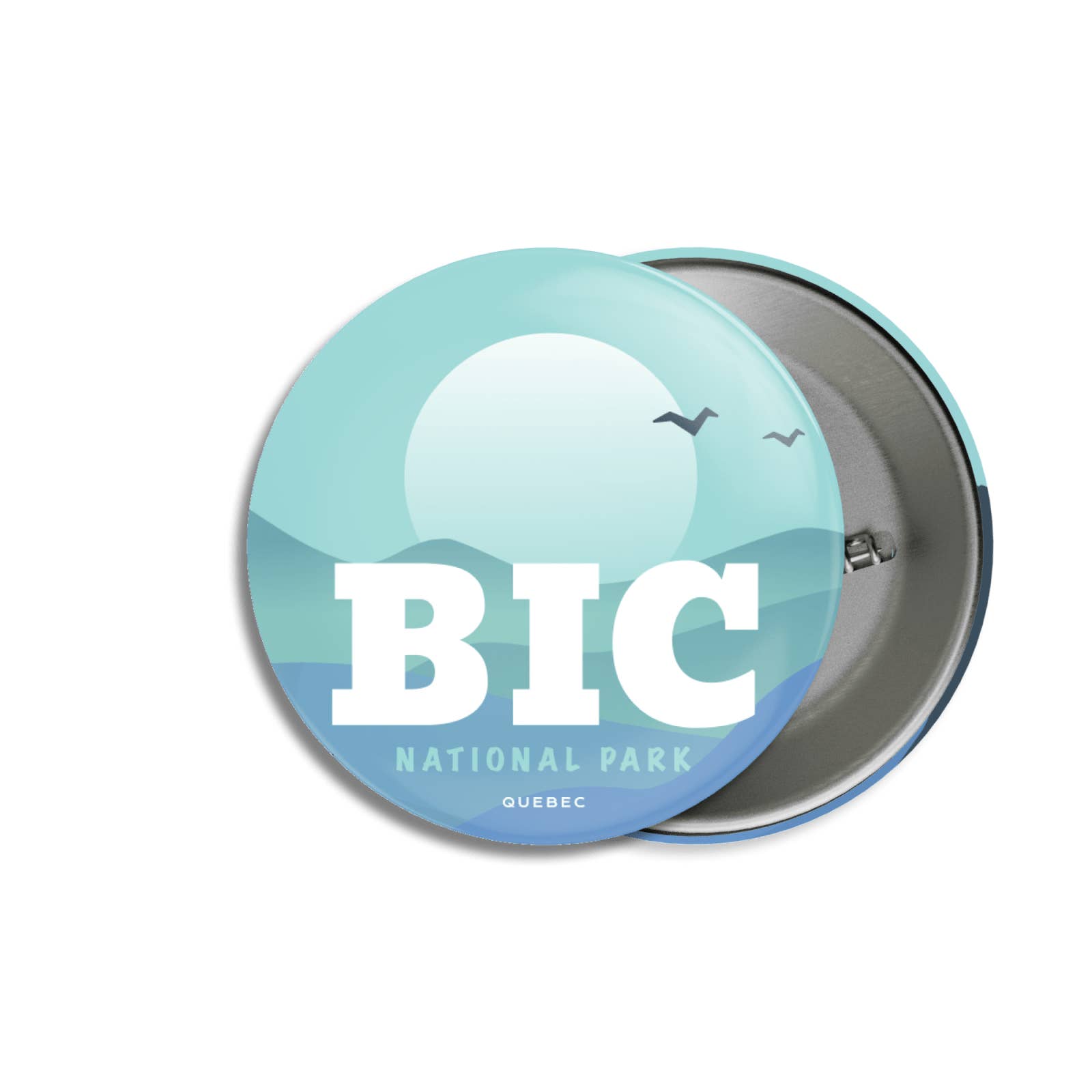 Canada Untamed - Vente Épinglettes/boutons - Bouton Pinback du Parc national du Québec du Bic
