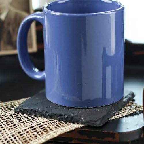Factory Direct Craft - Wholesale Coasters - Set of 4 Square Natural Slate Coasters -