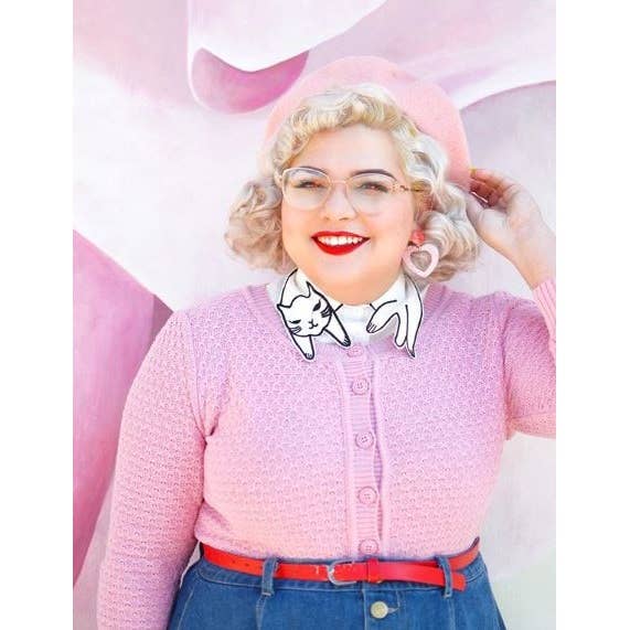 Mak – Engroshandel Cardigan - Dame – Mak 3/4-ærmet kort strikket cardigan med rund hals MK351496