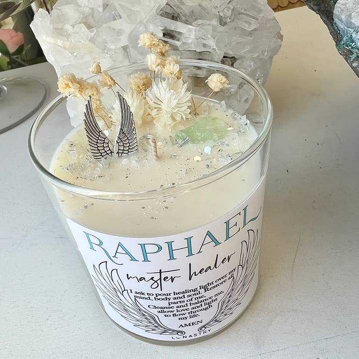 Lunastry - Wholesale Jar/Filled Candle - Archangels Soy candle