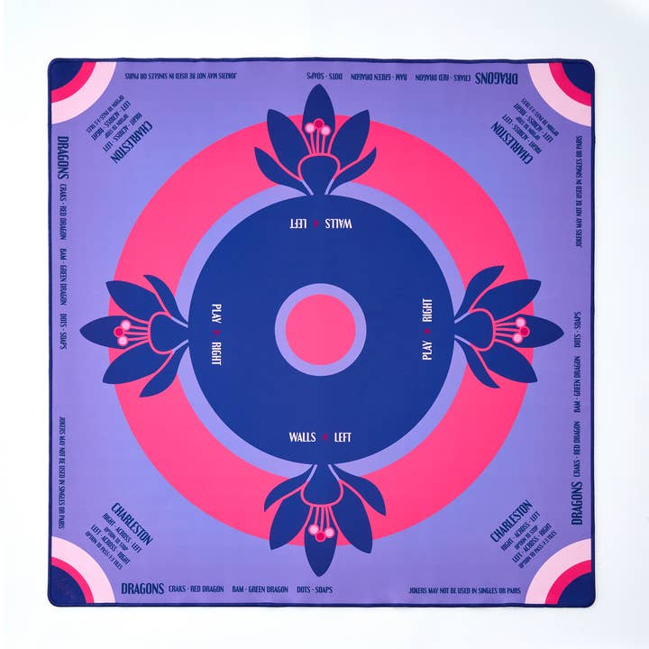 Oh My Mahjong - Wholesale Board Game - Lilac Preppy Soiree Mat