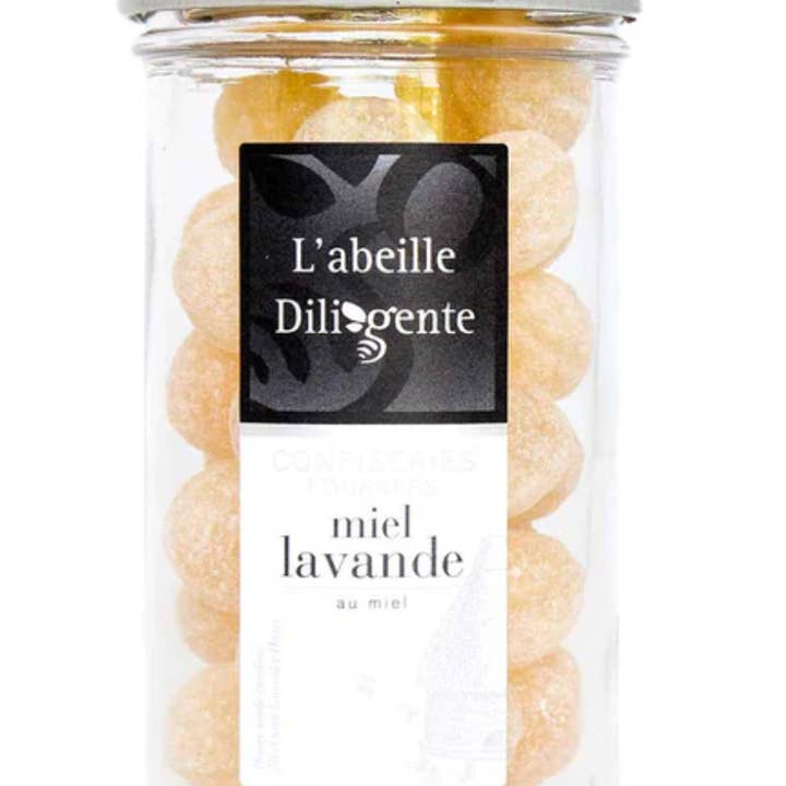 French Lavender Honey Filled Candy L'Abeille Diligente 5.3oz for wholesale by Gourmet Food Solutions, Inc.