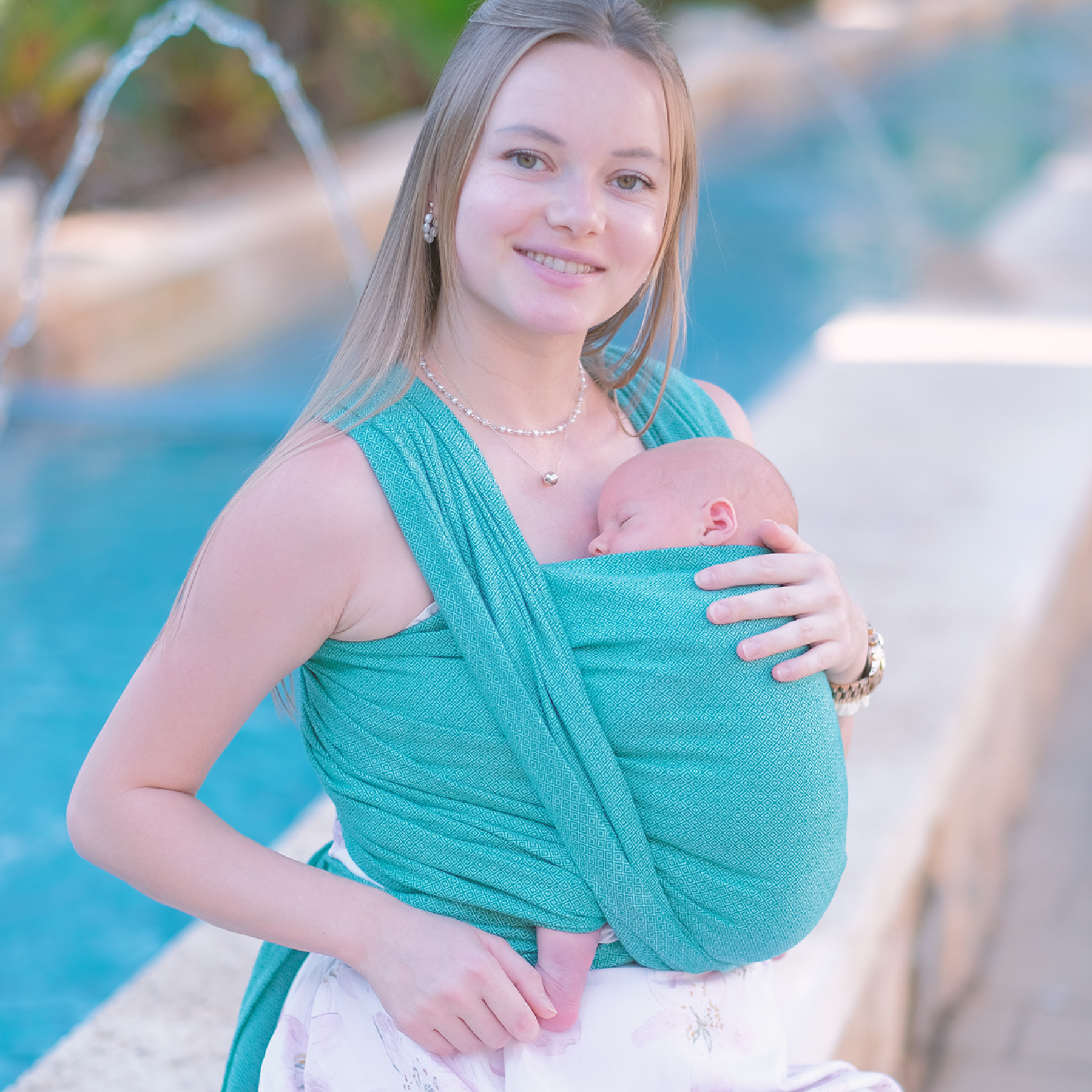 Girasol - Wholesale Baby Wrap/Sling - Tourmaline sling4