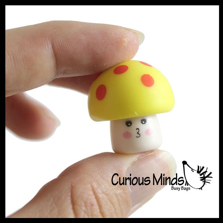 Curious Minds Toys - Wholesale School supplies – Kids - 1 Adorable Soft Mushroom Toppers - Cute School Supply Gift5