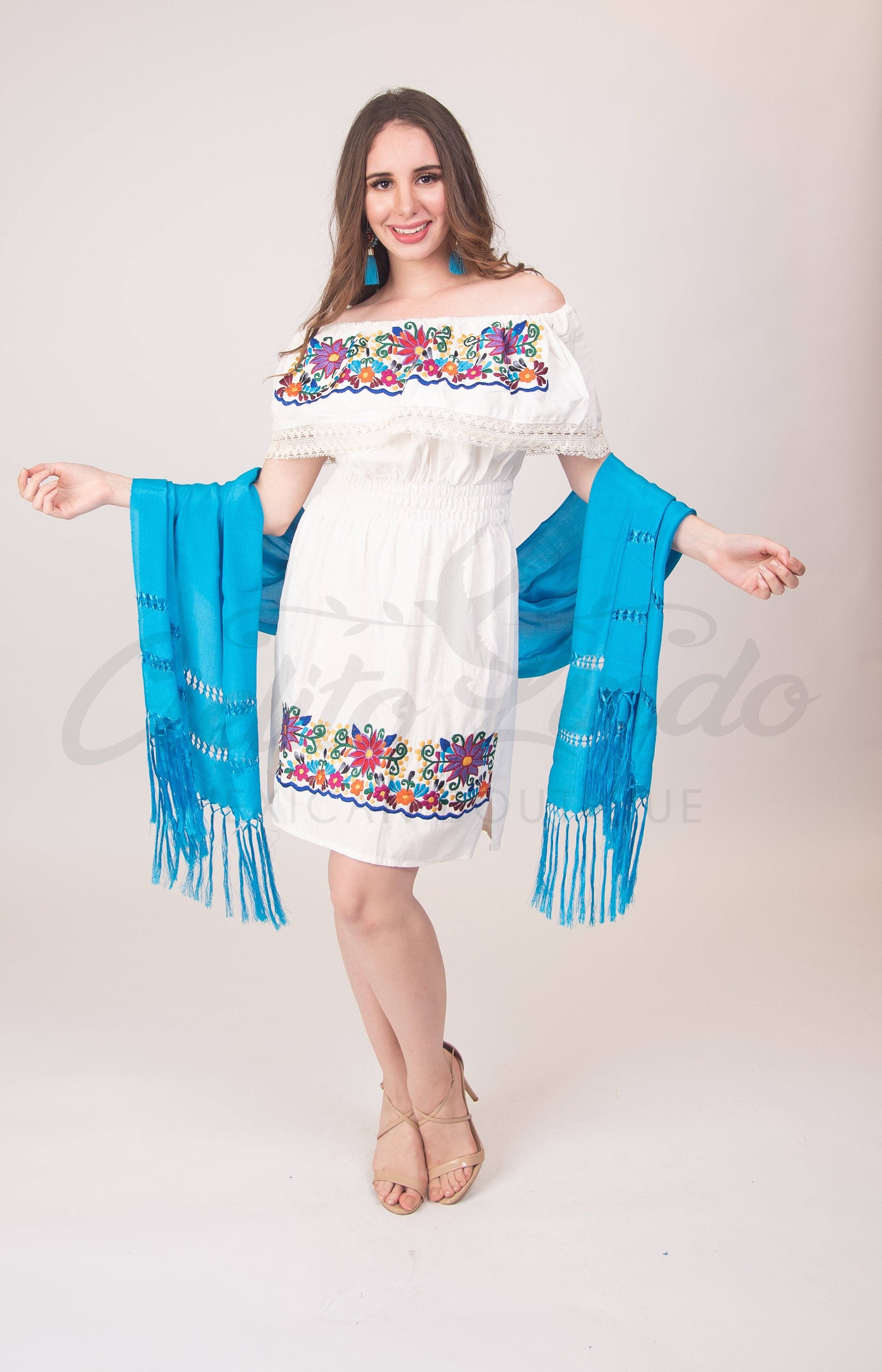 Cielito Lindo – wholesale Scarf – Women's – Silky Shawl Rebozo7
