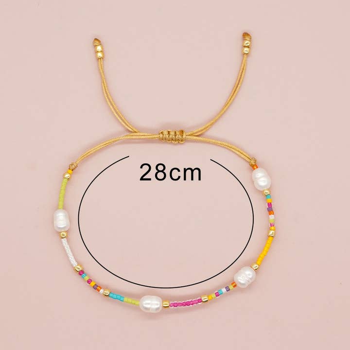 TYPE PEARL BRACELET COLORFUL RICE BEAD BRACELET_CWMM3809 for wholesale on Faire3
