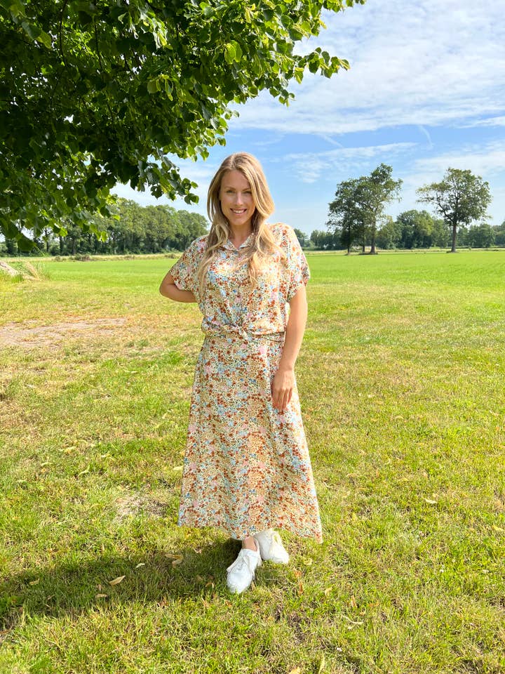 Skirt Costa Flower White voor wholesale door Cluca