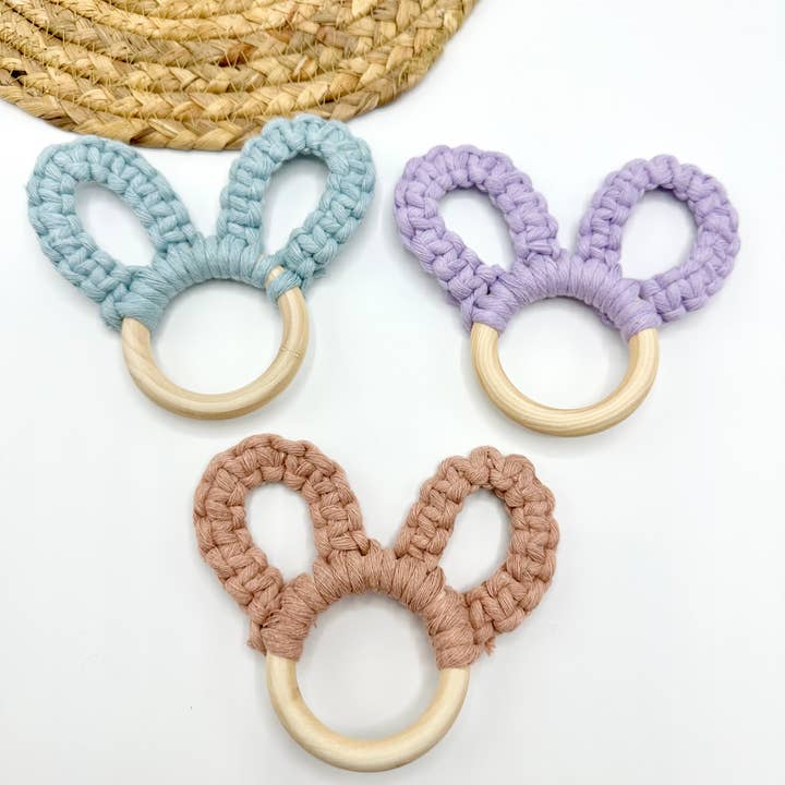 Lilly Bird Crochet – wholesale Napkin ring – Macrame Easter Bunny ears |Macrame Easter napkin ring holder