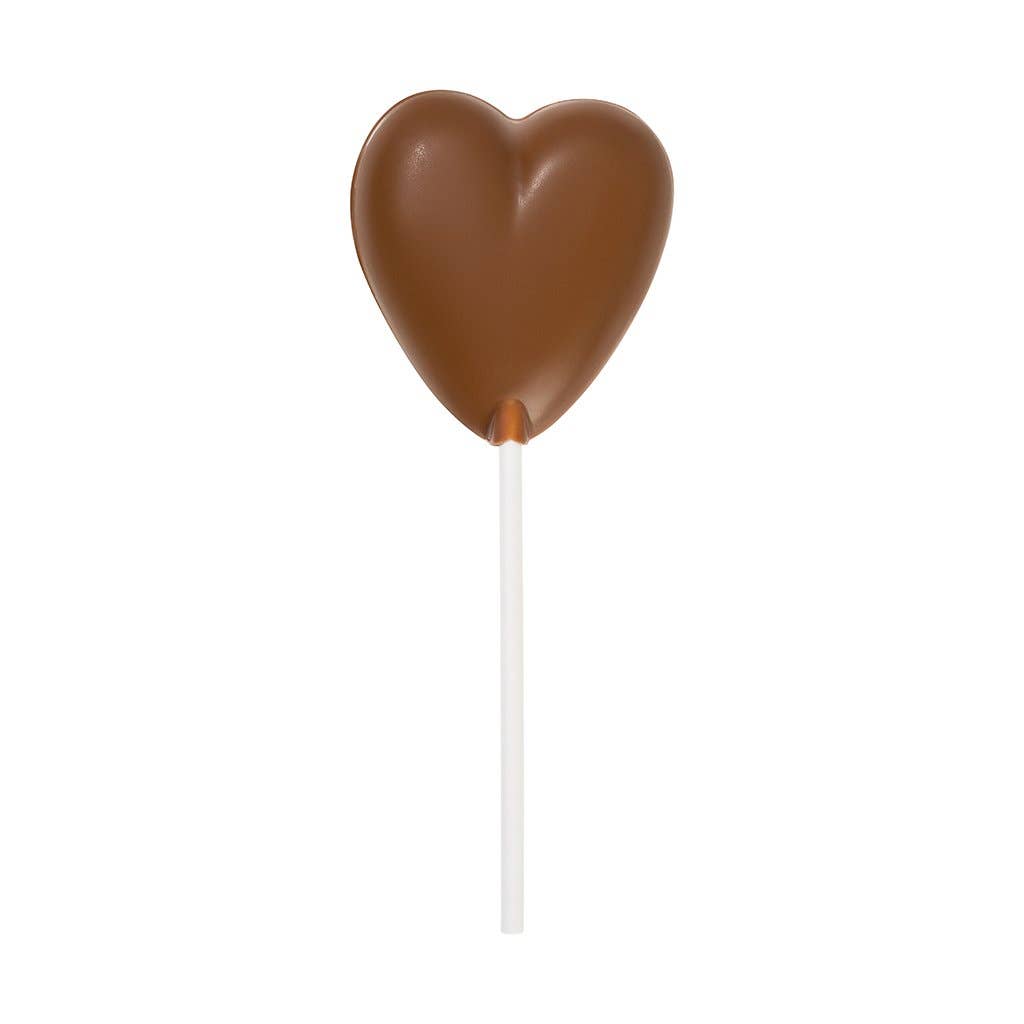 Cocoba - Wholesale Lollipop - Milk Chocolate Heart Lollipop1