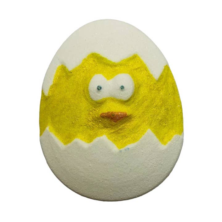 Badebombe Hatching Chick & Egg - Handbemalt für den Großhandel von LH Homemade