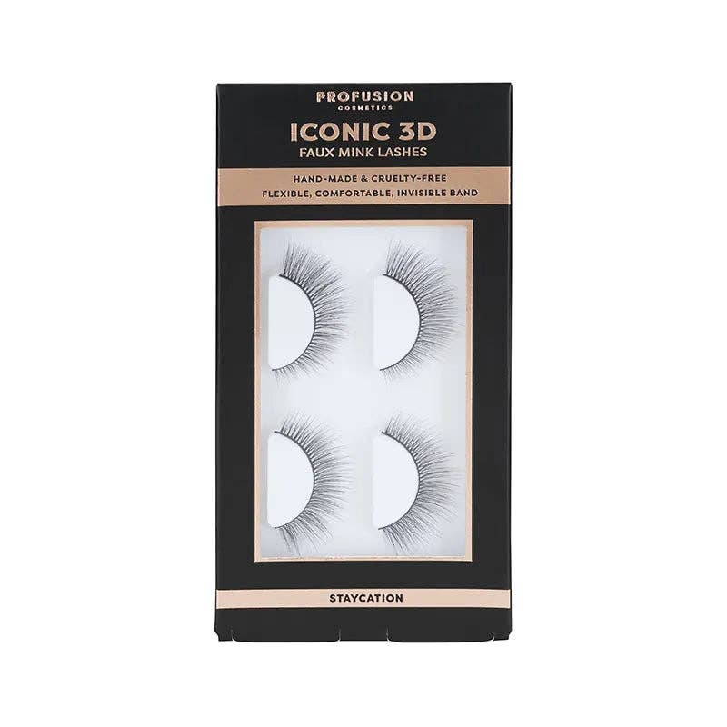 Profusion Cosmetics - Wholesale False/fake eyelashes - Iconic 3d Faux Mink Lashes - Lightweight False Eyelash Set