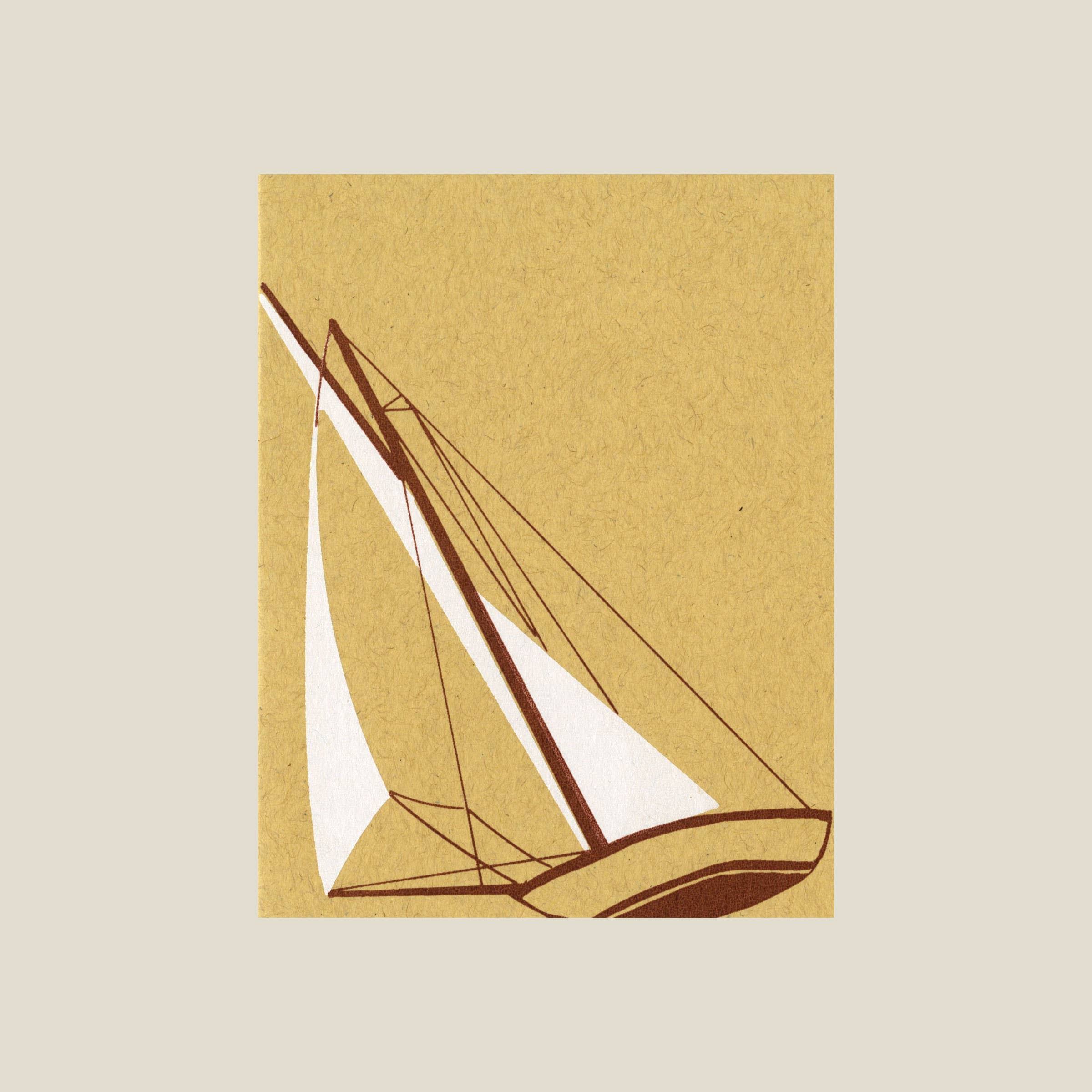 Kinaloon - Wholesale Everyday Greeting Card - Sailboat card